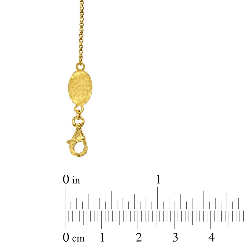 Main Image 2 of Piara™ Pink Chalcedony Necklace in Sterling Silver with 18K Gold Plate - 35.25"