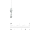 Thumbnail Image 2 of Piara™ Green Chalcedony Necklace in Sterling Silver - 35.25"