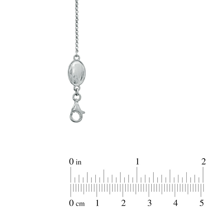 Main Image 2 of Piara™ Green Chalcedony Necklace in Sterling Silver - 35.25"