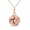 Thumbnail Image 0 of Love Knot Pendant in 14K Rose Gold