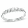 Thumbnail Image 1 of Sirena™ 1/4 CT. T.W. Diamond Seven Stone Wedding Band in 14K White Gold