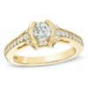Thumbnail Image 1 of Sirena™ 7/8 CT. T.W. Diamond Split Shank Engagement Ring in 14K Gold
