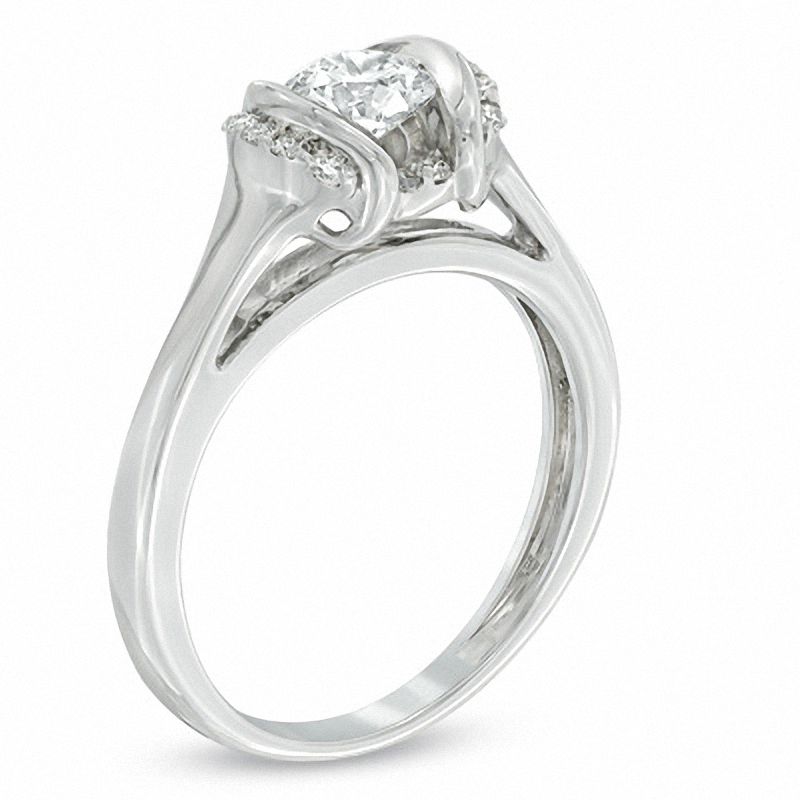 Sirena™ 5/8 CT. T.W. Diamond Engagement Ring in 14K White Gold