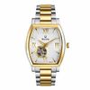 Thumbnail Image 1 of Men's Bulova BVA Series Automatic Two-Tone Watch with Tonneau Silver-Tone Dial (Model: 98A131)