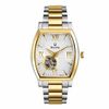 Thumbnail Image 0 of Men's Bulova BVA Series Automatic Two-Tone Watch with Tonneau Silver-Tone Dial (Model: 98A131)