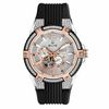 Thumbnail Image 1 of Men's Bulova Automatic Crystal Accent Two-Tone Strap Watch with Silver-Tone Dial (Model: 98A129)