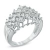 Thumbnail Image 2 of 2 CT. T.W. Princess-Cut Diamond Band in 10K White Gold
