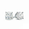 Thumbnail Image 0 of Celebration Ideal 1 CT. T.W. Diamond Solitaire Stud Earrings in 14K White Gold (K/I1)