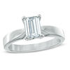 Thumbnail Image 1 of Celebration Ideal 1 CT. Emerald-Cut Certified Diamond Solitaire Engagement Ring in 14K White Gold (J/SI2)