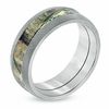 Thumbnail Image 2 of Men's 8.0mm Titanium Comfort Fit Mossy Oak® Camouflage Wedding Band - Size 10