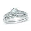 Thumbnail Image 1 of 3/4 CT. T.W. Diamond Bridal Set in 14K White Gold