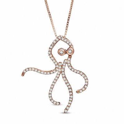 Jewelry Zinc Alloy Chain Necklace for Men Women 24 Inches FollowC octopus Sea trouble Cross Pendant 