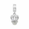 Thumbnail Image 1 of Persona® Sterling Silver Faux Pearl with Crystal Crown Charm