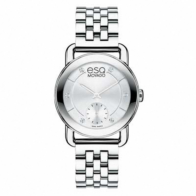 Ladies' ESQ Movado Classica Diamond Accent Watch (Model: 07101410)