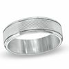 Thumbnail Image 1 of 7.0mm Snakeskin Textured Stainless Steel Band -  Size 10