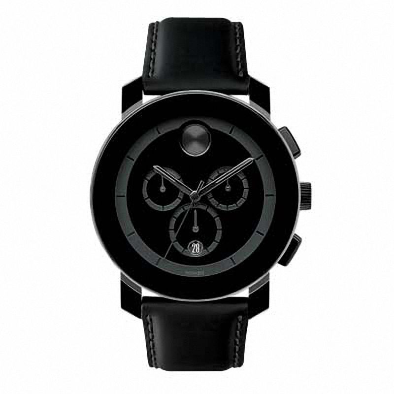 Men's Movado Bold® Chronograph Watch with Black Dial (Model: 3600089)