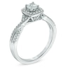 Thumbnail Image 1 of Celebration Fire® 1/2 CT. T.W. Diamond Vintage-Style Twist Engagement Ring in 14K White Gold (H-I/SI1-SI2)