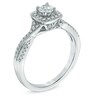 Thumbnail Image 2 of Celebration Fire® 1/2 CT. T.W. Diamond Vintage-Style Twist Engagement Ring in 14K White Gold (H-I/SI1-SI2)