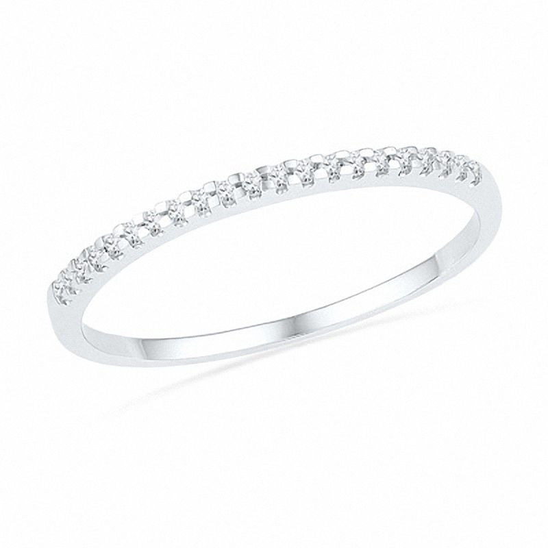 Main Image 3 of 1/2 CT. T.W. Diamond Frame Bridal Set in 10K White Gold