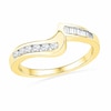 Thumbnail Image 2 of 1-1/4 CT. T.W. Diamond Swirl Bridal Set in 10K Gold