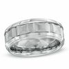Thumbnail Image 1 of Triton 8.0mm Comfort Fit White Tungsten Wedding Band - Size 10