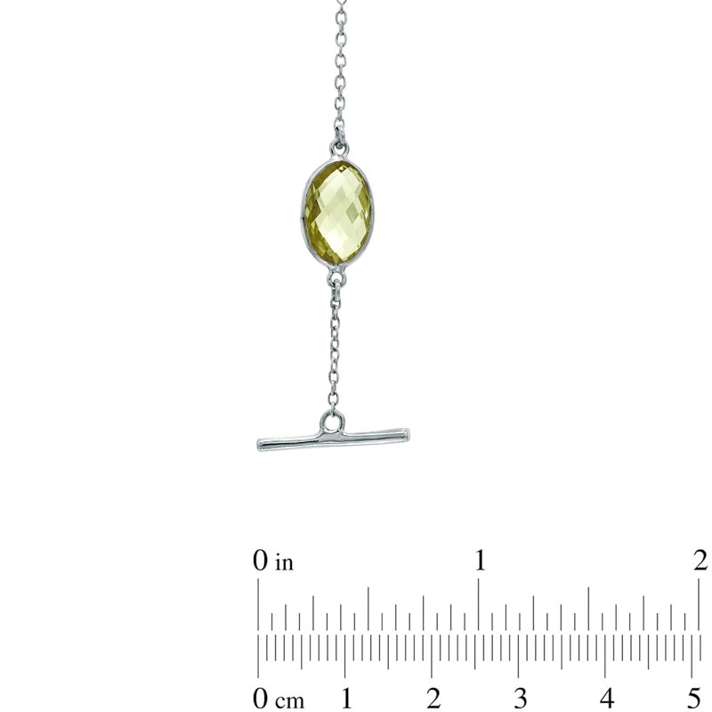 Main Image 2 of Multi-Gemstone Fashion Necklace in Sterling Silver - 20"