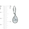 Thumbnail Image 2 of AVA Nadri Cubic Zirconia and Crystal Tear-Drop Earrings in White Rhodium Brass