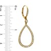 Thumbnail Image 2 of AVA Nadri Crystal Tear-Drop Earrings in Brass with 18K Gold Plate