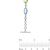 Thumbnail Image 2 of Multi-Gemstone Fashion Bracelet in Sterling Silver - 7.5"
