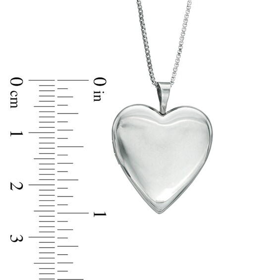 Heart Locket in Sterling Silver