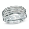 Thumbnail Image 1 of Triton 9.0mm Comfort Fit White Tungsten Wedding Band - Size 10
