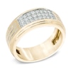 Thumbnail Image 1 of Men's 1/2 CT. T.W. Diamond Ring in 10K Gold