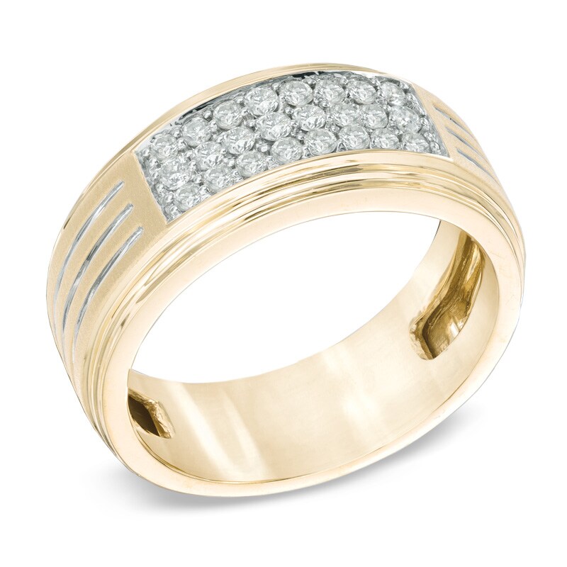 Men's 1/2 CT. T.W. Diamond Ring in 10K Gold