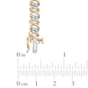 Thumbnail Image 2 of 1 CT. T.W. Diamond "X" Bracelet in 10K Gold