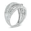 Thumbnail Image 1 of 1 CT. T.W. Diamond Loose Braid Ring in 10K White Gold