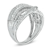 Thumbnail Image 2 of 1 CT. T.W. Diamond Loose Braid Ring in 10K White Gold