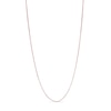 Thumbnail Image 0 of Ladies' 0.8mm Box Chain Necklace in 14K Rose Gold - 18"