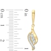 Thumbnail Image 2 of 1/5 CT. T.W. Diamond Three Stone Drop Earrings in 10K Gold