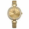 Thumbnail Image 1 of Ladies' Bulova Diamond Accent Gold-Tone Watch with Champagne Dial (Model: 98R195)