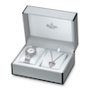 Thumbnail Image 1 of Ladies' Crystal Accent Bulova Watch and Heart Pendant Set (Model: 96X125)