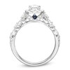 Thumbnail Image 3 of Vera Wang Love Collection 1-1/5 CT. T.W. Diamond Frame Engagement Ring in 14K White Gold
