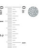 Thumbnail Image 2 of 1/2 CT. T.W. Diamond Carnation Cluster Stud Earrings in 10K White Gold