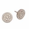 Thumbnail Image 1 of 2 CT. T.W. Diamond Cluster Frame Stud Earrings in 10K White Gold