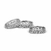 Thumbnail Image 1 of Stackable Expressions™ Polished Filigree Heart Band in Sterling Silver