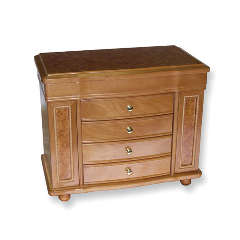 Main Image 2 of Burl Oak Jewelry Box