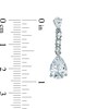 Thumbnail Image 2 of AVA Nadri Pear-Shaped Cubic Zirconia Drop Earrings in White Rhodium Brass