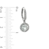 Thumbnail Image 2 of AVA Nadri Cubic Zirconia and Crystal Frame Drop Earrings in White Rhodium Brass