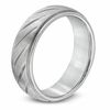 Thumbnail Image 2 of 8.0mm Comfort Fit Stainless Steel Wedding Band