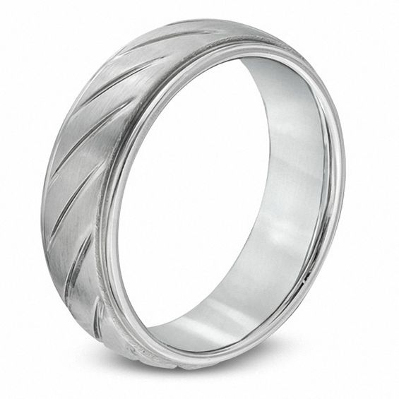 8.0mm Comfort Fit Stainless Steel Wedding Band