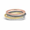 Stackable Expressions™ 1.5mm Grooved Ring in Sterling Silver and 18K Gold Plate